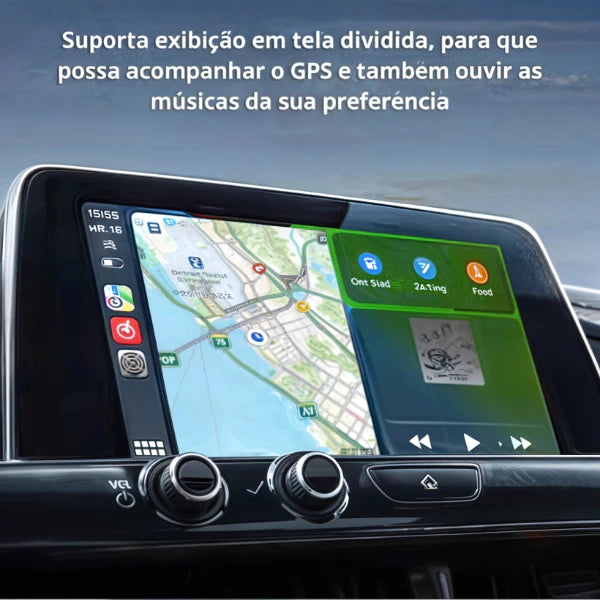 Adaptador Carplay e Android Auto Sem Fio - DriveFree