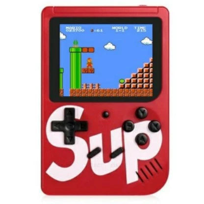 Mini Video Game Retrô - Sup400 - Amarelo, Azul, Branco, Preto, Vermelho - Tudo Shop