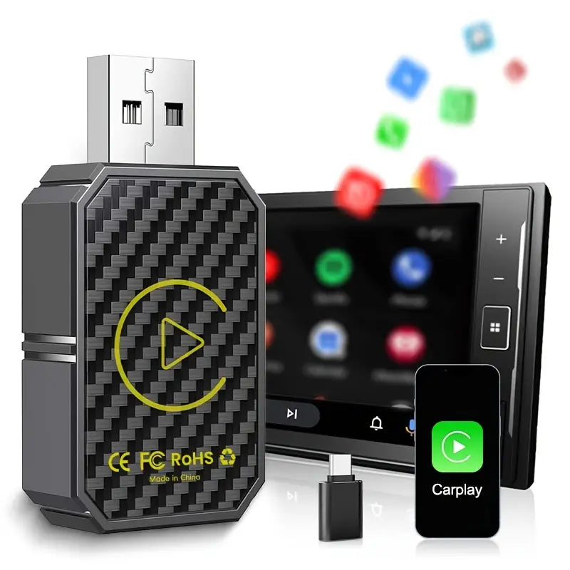 Adaptador Carplay e Android Auto Sem Fio - DriveFree