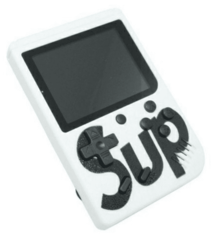 Mini Video Game Retrô - Sup400 - Amarelo, Azul, Branco, Preto, Vermelho - Tudo Shop