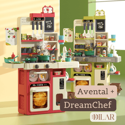 Cozinha de Brinquedo Realista + Avental (BRINDE) - DreamChef