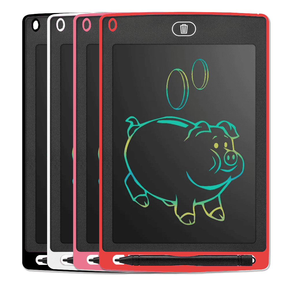 Lousa Mágica LCD - MagiBoard - Azul | Verde | Preto | Branco / 8.5'', Azul | Verde | Preto | Branco / 10.5'', Azul | Verde | Preto | Branco / 12'', Rosa | Vermelho | Preto | Branco / 8.5'', Rosa | Vermelho | Preto | Branco / 10.5'', Rosa | Vermelho | Preto | Branco / 12'', Cor Aleatória / 8.5'', Cor Aleatória / 10.5'', Cor Aleatória / 12'' - Tudo Shop