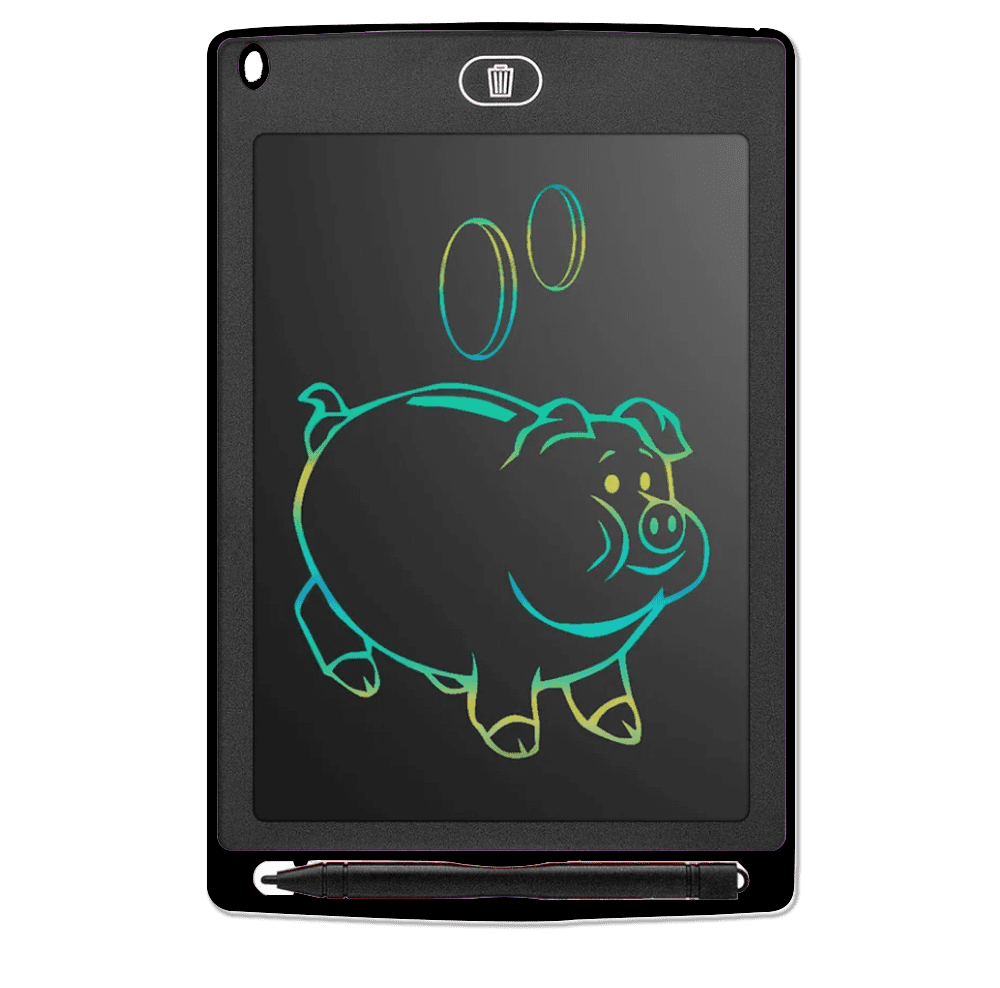 Lousa Mágica LCD - MagiBoard - Azul | Verde | Preto | Branco / 8.5'', Azul | Verde | Preto | Branco / 10.5'', Azul | Verde | Preto | Branco / 12'', Rosa | Vermelho | Preto | Branco / 8.5'', Rosa | Vermelho | Preto | Branco / 10.5'', Rosa | Vermelho | Preto | Branco / 12'', Cor Aleatória / 8.5'', Cor Aleatória / 10.5'', Cor Aleatória / 12'' - Tudo Shop