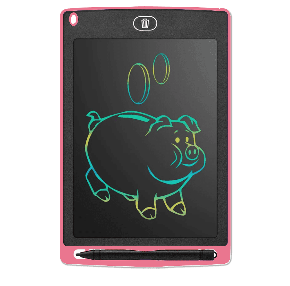 Lousa Mágica LCD - MagiBoard - Azul | Verde | Preto | Branco / 8.5'', Azul | Verde | Preto | Branco / 10.5'', Azul | Verde | Preto | Branco / 12'', Rosa | Vermelho | Preto | Branco / 8.5'', Rosa | Vermelho | Preto | Branco / 10.5'', Rosa | Vermelho | Preto | Branco / 12'', Cor Aleatória / 8.5'', Cor Aleatória / 10.5'', Cor Aleatória / 12'' - Tudo Shop