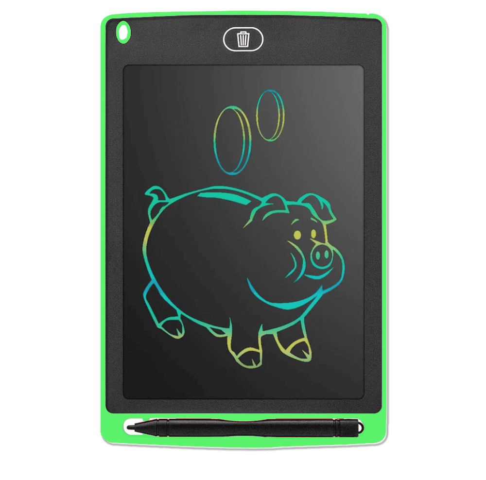 Lousa Mágica LCD - MagiBoard - Azul | Verde | Preto | Branco / 8.5'', Azul | Verde | Preto | Branco / 10.5'', Azul | Verde | Preto | Branco / 12'', Rosa | Vermelho | Preto | Branco / 8.5'', Rosa | Vermelho | Preto | Branco / 10.5'', Rosa | Vermelho | Preto | Branco / 12'', Cor Aleatória / 8.5'', Cor Aleatória / 10.5'', Cor Aleatória / 12'' - Tudo Shop