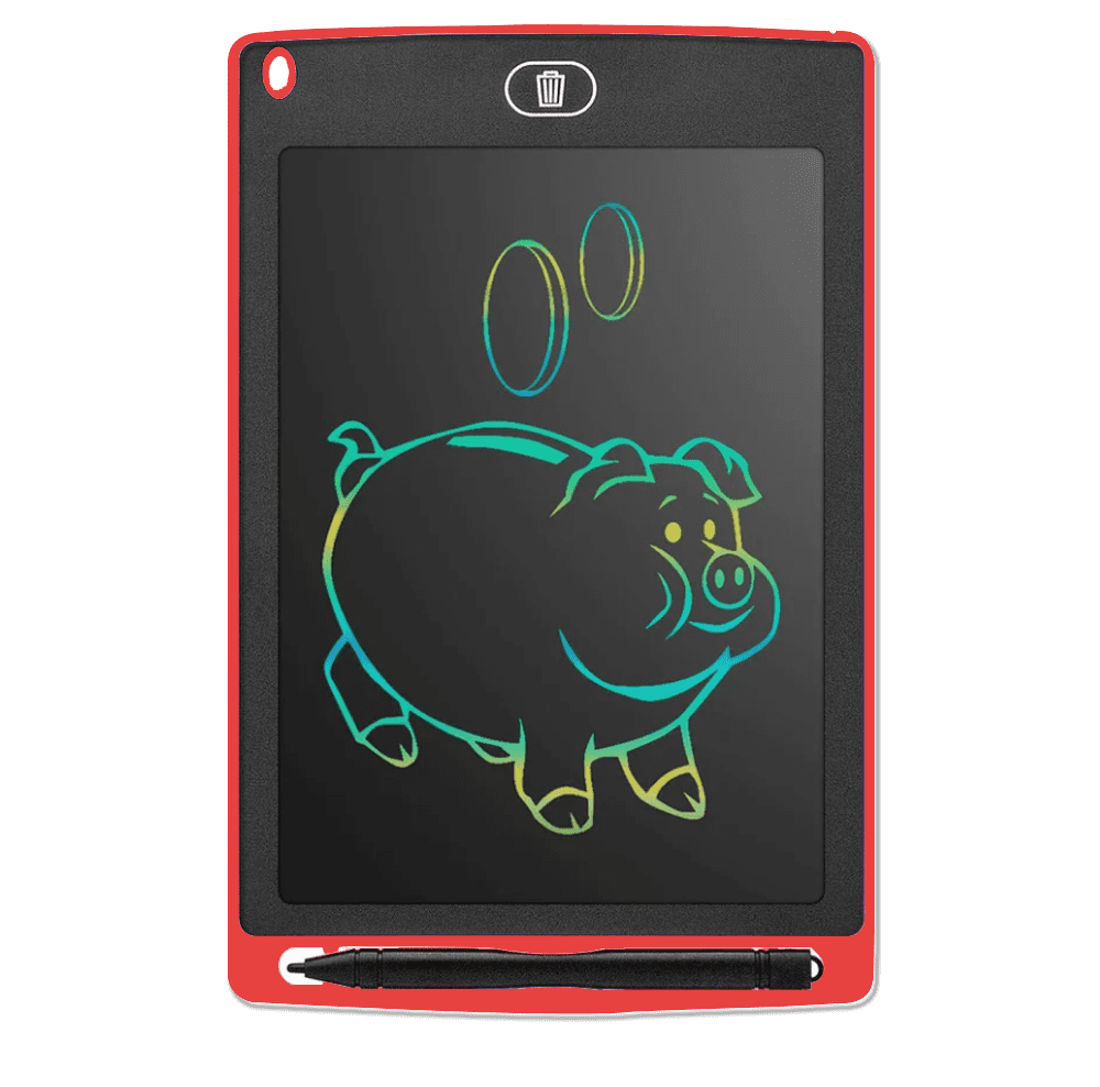 Lousa Mágica LCD - MagiBoard - Azul | Verde | Preto | Branco / 8.5'', Azul | Verde | Preto | Branco / 10.5'', Azul | Verde | Preto | Branco / 12'', Rosa | Vermelho | Preto | Branco / 8.5'', Rosa | Vermelho | Preto | Branco / 10.5'', Rosa | Vermelho | Preto | Branco / 12'', Cor Aleatória / 8.5'', Cor Aleatória / 10.5'', Cor Aleatória / 12'' - Tudo Shop