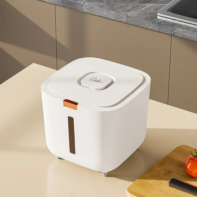 Armazenador de Grãos À Prova de Insetos e Umidade - PureGrains - Armazenador de Grãos Branco 5kg, Armazenador de Grãos Branco 10kg - Tudo Shop