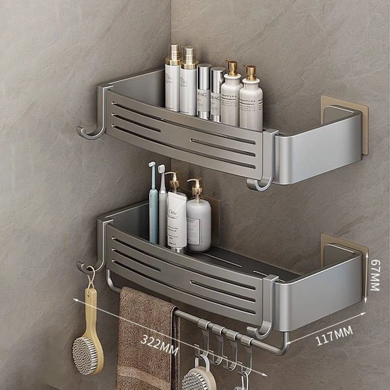 Prateleira Para Banheiro - EliteShelf - Prateleira Para Banheiro - 1 Unidade, Prateleira Para Banheiro - 2 Unidades, Prateleira Para Banheiro - 3 Unidades - Tudo Shop