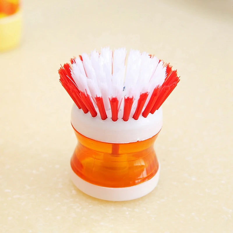 Dispensador de Sabão com Escova - SoupPratic - Dispensador de Sabão Cor Aleatória - Tudo Shop