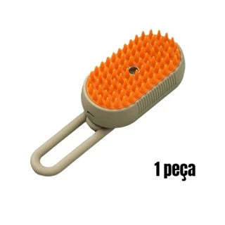 Escova 3 em 1 de Vapor com Massagem para Pets - SteamPet