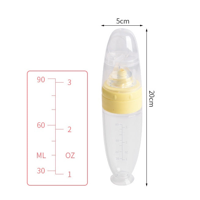Colher Dosadora Para Bebê - TinySpoon - Branco, Azul, Amarelo, Rosa - Tudo Shop