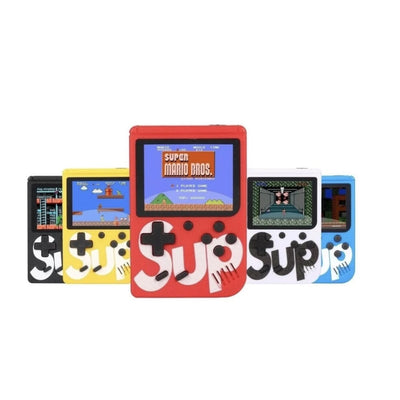 Mini Video Game Retrô - Sup400 - Amarelo, Azul, Branco, Preto, Vermelho - Tudo Shop
