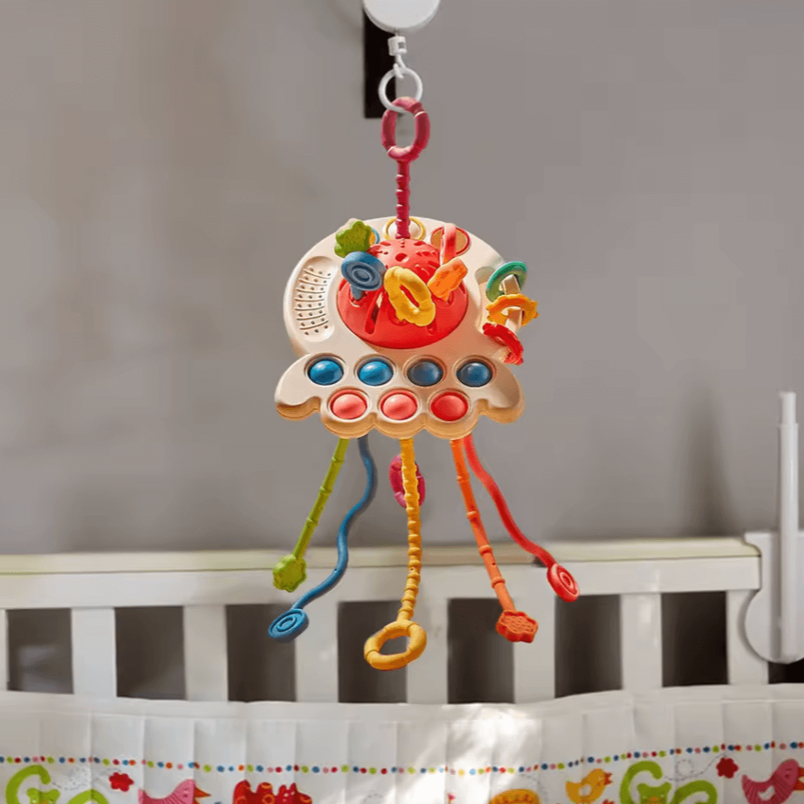 Brinquedo Sensorial 3 em 1 para Bebês - Sensorial Baby