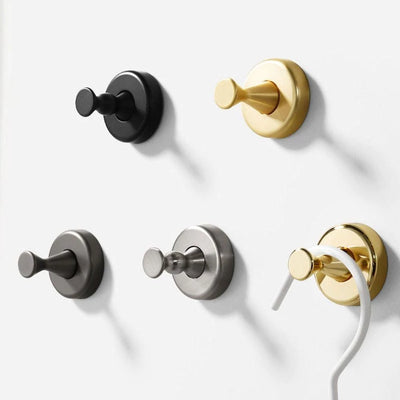 Gancho de Pressão para Banheiros - HookPress - Dourado Fosco, Dourado Metálico, Cinza Fosco, Prateado, Preto Fosco - Tudo Shop