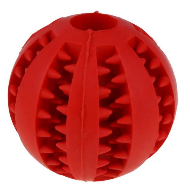 Bolinha Interativa para Cães - Snack Ball - Vermelha / P (5 cm), Azul / P (5 cm), Verde / P (5 cm) - Tudo Shop