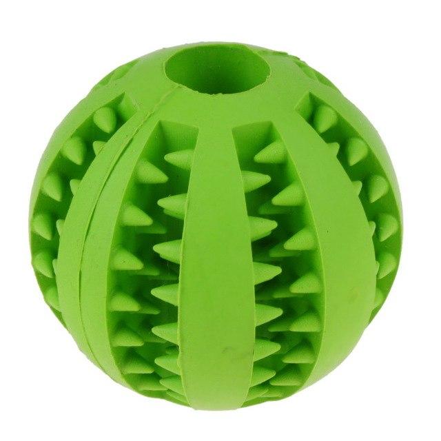 Bolinha Interativa para Cães - Snack Ball - Vermelha / P (5 cm), Azul / P (5 cm), Verde / P (5 cm) - Tudo Shop