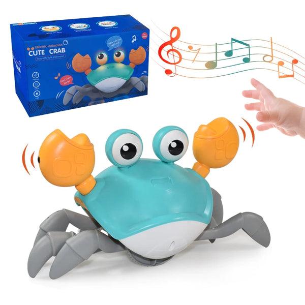 Caranguejo com Sensor de Obstáculos - DashCrab - Azul, Amarelo - Tudo Shop