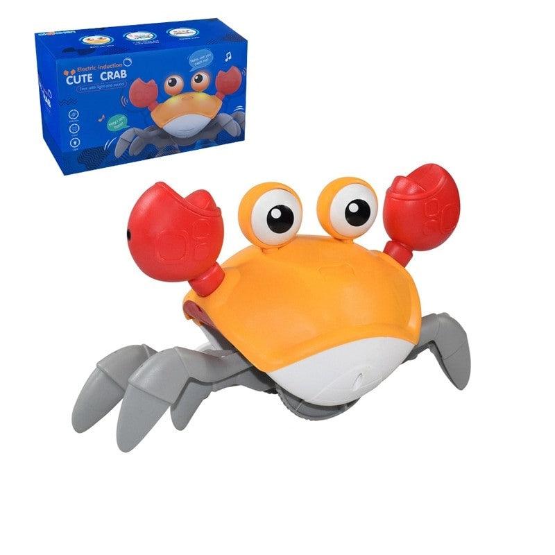 Caranguejo com Sensor de Obstáculos - DashCrab - Azul, Amarelo - Tudo Shop