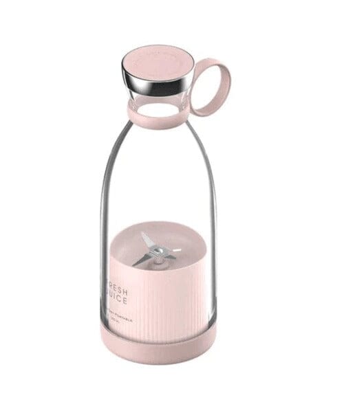 Liquidificador Portátil Carregador USB - Fresh Blender - Branco, Rosa - Tudo Shop