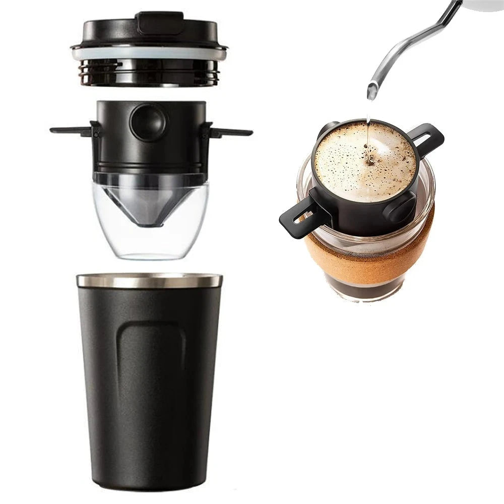 Cafeteira Inox Reutilizável - FlexCafé - Filtro e Cafeteira - Preto e Branca, Filtro e Cafeteira - Preto e Preta, Filtro e Cafeteira - Branco e Preta, Filtro e Cafeteira - Branco e Branca, Filtro Reutilizável - Preto, Filtro Reutilizável - Branco - Tudo Shop