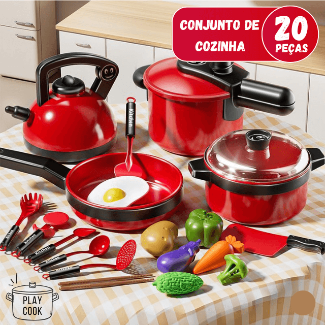 Panelinhas de Brinquedo - PlayCook