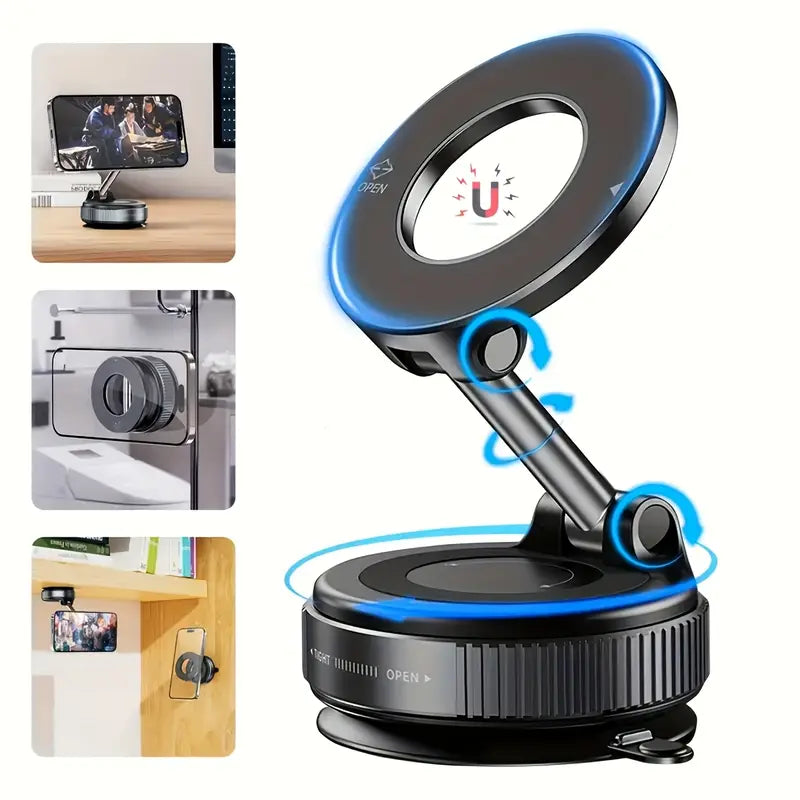 Suporte Magnético Dobrável 360° para Celular - MagnoHold