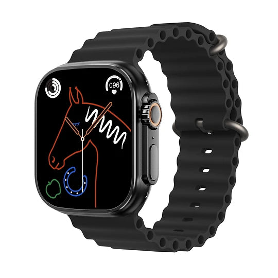 Smartwatch Series 9 Ultra + Pulseira SmartAlpino (Brinde) - Branco, Laranja, Preto - Tudo Shop
