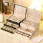 Caixa Organizadora de Joias com 3 Camadas - LuxJewels