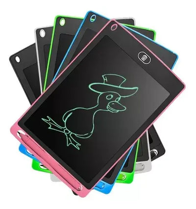 Lousa Mágica LCD - MagiBoard - Azul | Verde | Preto | Branco / 8.5'', Azul | Verde | Preto | Branco / 10.5'', Azul | Verde | Preto | Branco / 12'', Rosa | Vermelho | Preto | Branco / 8.5'', Rosa | Vermelho | Preto | Branco / 10.5'', Rosa | Vermelho | Preto | Branco / 12'', Cor Aleatória / 8.5'', Cor Aleatória / 10.5'', Cor Aleatória / 12'' - Tudo Shop