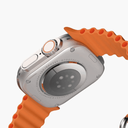 Smartwatch Series 9 Ultra + Pulseira SmartAlpino (Brinde) - Branco, Laranja, Preto - Tudo Shop
