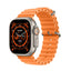 Smartwatch Series 9 Ultra + Pulseira SmartAlpino (Brinde) - Branco, Laranja, Preto - Tudo Shop