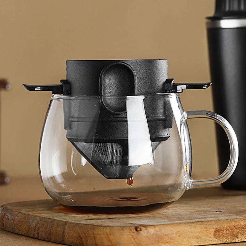 Cafeteira Inox Reutilizável - FlexCafé - Filtro e Cafeteira - Preto e Branca, Filtro e Cafeteira - Preto e Preta, Filtro e Cafeteira - Branco e Preta, Filtro e Cafeteira - Branco e Branca, Filtro Reutilizável - Preto, Filtro Reutilizável - Branco - Tudo Shop