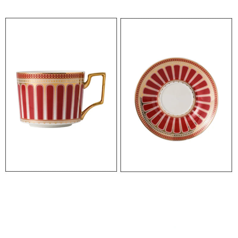 Xícara de Café Europeia- GoldEngland - Jogo de Xícara de Café Rosa Florido, Jogo de Xícara de Café Azul Florido, Jogo de Xícara de Café Vermelho, Jogo de Xícara de Café Azul, Jogo de Xícara de Café Rosa Traços, Jogo de Xícara de Café Azul Traços, Jogo de Xícara de Café Branco - Tudo Shop