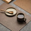 Jogo Americano de Couro - LuxeLeather - Jogo Americano de Couro - Marrom Claro, Jogo Americano de Couro - Branco, Jogo Americano de Couro - Café, Jogo Americano de Couro - Marrom - Tudo Shop