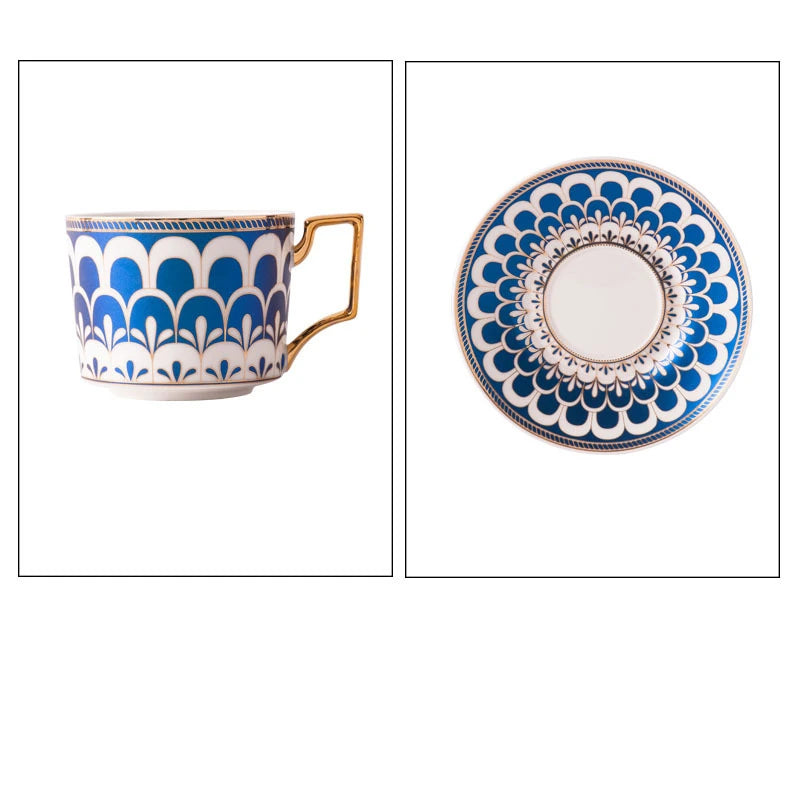 Xícara de Café Europeia- GoldEngland - Jogo de Xícara de Café Rosa Florido, Jogo de Xícara de Café Azul Florido, Jogo de Xícara de Café Vermelho, Jogo de Xícara de Café Azul, Jogo de Xícara de Café Rosa Traços, Jogo de Xícara de Café Azul Traços, Jogo de Xícara de Café Branco - Tudo Shop