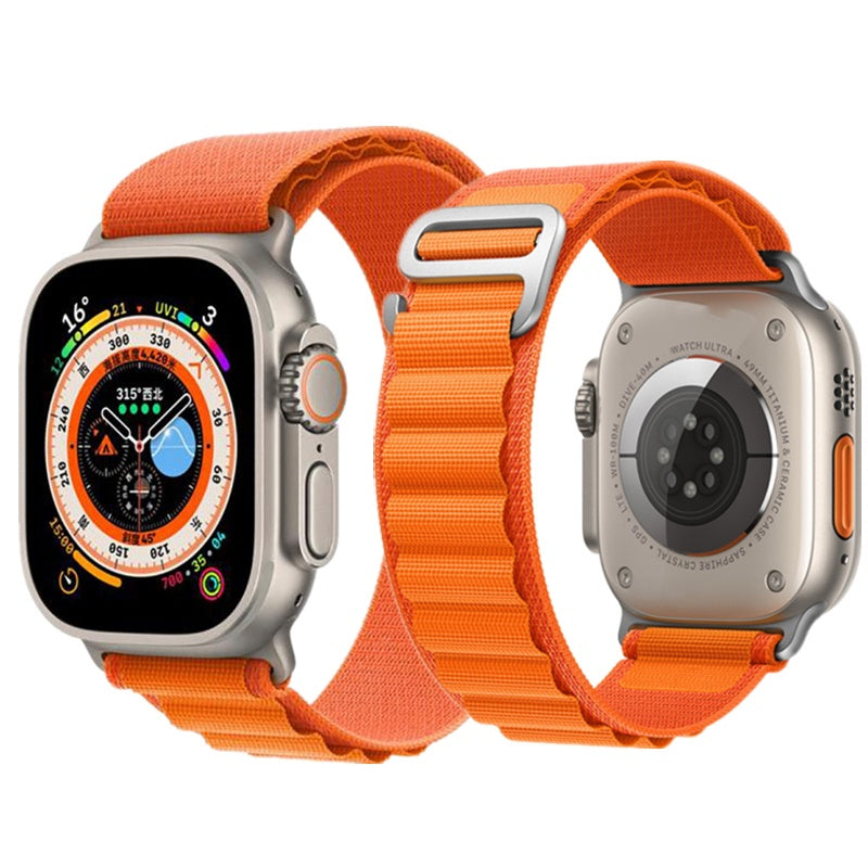 Smartwatch Series 9 Ultra + Pulseira SmartAlpino (Brinde) - Branco, Laranja, Preto - Tudo Shop