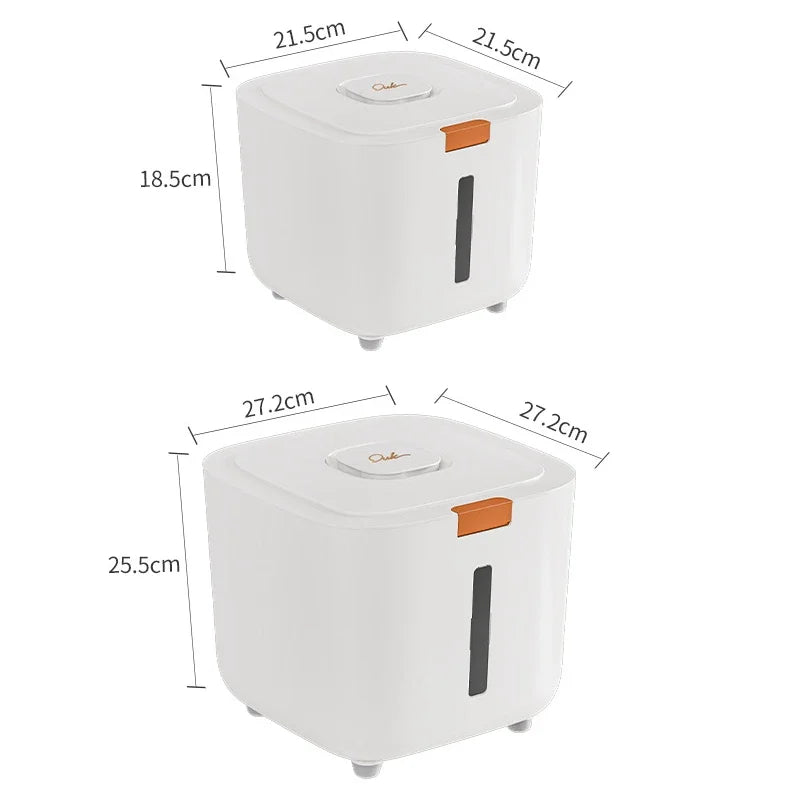 Armazenador de Grãos À Prova de Insetos e Umidade - PureGrains - Armazenador de Grãos Branco 5kg, Armazenador de Grãos Branco 10kg - Tudo Shop