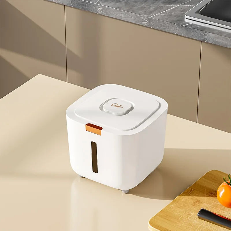 Armazenador de Grãos À Prova de Insetos e Umidade - PureGrains - Armazenador de Grãos Branco 5kg, Armazenador de Grãos Branco 10kg - Tudo Shop