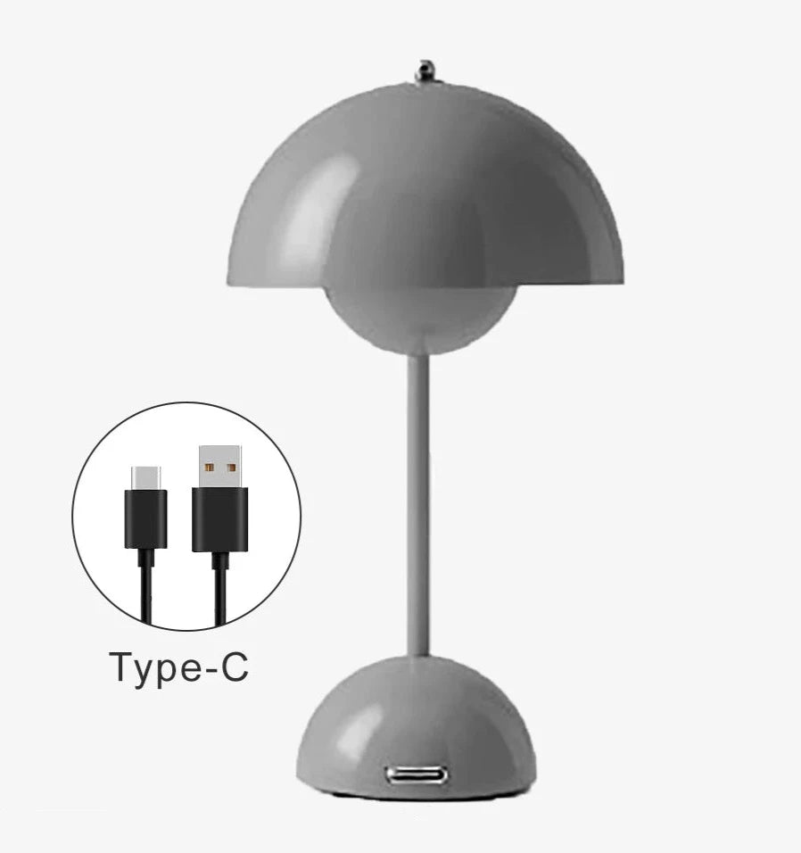 Abajur de Luxo Touch Recarregável - MushLamp - Abajur de Luxo Azul / 1 Peça, Abajur de Luxo Azul / 2 Peças, Abajur de Luxo Amarelo / 2 Peças, Abajur de Luxo Cinza / 1 Peça, Abajur de Luxo Cinza / 2 Peças, Abajur de Luxo Amarelo / 1 Peça, Abajur de Luxo Branco / 1 Peça, Abajur de Luxo Branco / 2 Peças, Abajur de Luxo Vermelho / 2 Peças, Abajur de Luxo Vermelho / 1 Peça - Tudo Shop