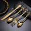 Faqueiro Inox 24 Peças - RoyalCutlery - Faqueiro Inox Prata 24pcs Box, Faqueiro Inox Dourado 24pcs Box, Faqueiro Inox Rose Gold 24pcs Box, Faqueiro Inox Prata 16pcs Box, Faqueiro Inox Dourado 16pcs Box, Faqueiro Inox Rose Gold 16pcs Box, Faqueiro Inox Preto 16pcs Box, Talheres Inox Prata 24pcs, Talheres Inox Dourado 24pcs, Talheres Inox Rose Gold 24pcs - Tudo Shop