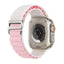 Pulseira para Smartwatch - SmartAlpino - ALP AZUL CELESTE / 38/40/41MM, ALP AZUL CELESTE / 42/44/45/49MM, ALP AZUL ROYAL / 38/40/41MM, ALP AZUL ROYAL / 42/44/45/49MM, ALP BRANCA ROSA / 38/40/41MM, ALP BRANCA ROSA / 42/44/45/49MM, ALP BRANCO AZUL / 38/40/41MM, ALP BRANCO AZUL / 42/44/45/49MM, ALP BRANCO VERMELHO / 38/40/41MM, ALP BRANCO VERMELHO / 42/44/45/49MM - Tudo Shop
