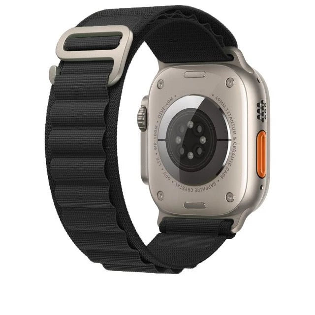 Pulseira para Smartwatch - SmartAlpino - ALP AZUL CELESTE / 38/40/41MM, ALP AZUL CELESTE / 42/44/45/49MM, ALP AZUL ROYAL / 38/40/41MM, ALP AZUL ROYAL / 42/44/45/49MM, ALP BRANCA ROSA / 38/40/41MM, ALP BRANCA ROSA / 42/44/45/49MM, ALP BRANCO AZUL / 38/40/41MM, ALP BRANCO AZUL / 42/44/45/49MM, ALP BRANCO VERMELHO / 38/40/41MM, ALP BRANCO VERMELHO / 42/44/45/49MM - Tudo Shop