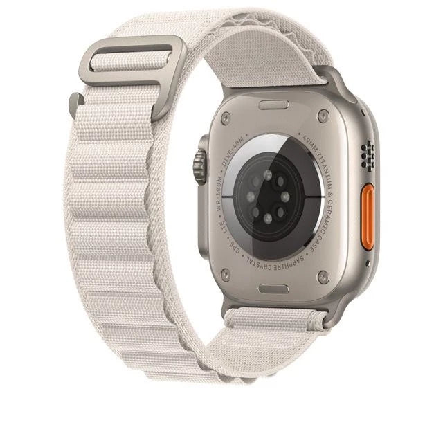 Pulseira para Smartwatch - SmartAlpino - ALP AZUL CELESTE / 38/40/41MM, ALP AZUL CELESTE / 42/44/45/49MM, ALP AZUL ROYAL / 38/40/41MM, ALP AZUL ROYAL / 42/44/45/49MM, ALP BRANCA ROSA / 38/40/41MM, ALP BRANCA ROSA / 42/44/45/49MM, ALP BRANCO AZUL / 38/40/41MM, ALP BRANCO AZUL / 42/44/45/49MM, ALP BRANCO VERMELHO / 38/40/41MM, ALP BRANCO VERMELHO / 42/44/45/49MM - Tudo Shop