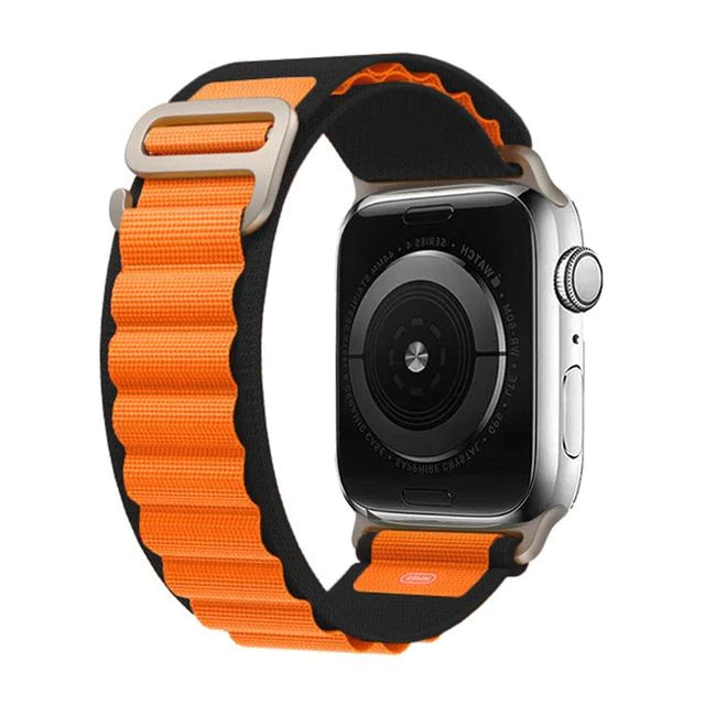 Pulseira para Smartwatch - SmartAlpino - ALP AZUL CELESTE / 38/40/41MM, ALP AZUL CELESTE / 42/44/45/49MM, ALP AZUL ROYAL / 38/40/41MM, ALP AZUL ROYAL / 42/44/45/49MM, ALP BRANCA ROSA / 38/40/41MM, ALP BRANCA ROSA / 42/44/45/49MM, ALP BRANCO AZUL / 38/40/41MM, ALP BRANCO AZUL / 42/44/45/49MM, ALP BRANCO VERMELHO / 38/40/41MM, ALP BRANCO VERMELHO / 42/44/45/49MM - Tudo Shop