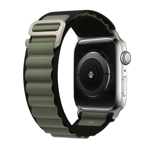 Pulseira para Smartwatch - SmartAlpino - ALP AZUL CELESTE / 38/40/41MM, ALP AZUL CELESTE / 42/44/45/49MM, ALP AZUL ROYAL / 38/40/41MM, ALP AZUL ROYAL / 42/44/45/49MM, ALP BRANCA ROSA / 38/40/41MM, ALP BRANCA ROSA / 42/44/45/49MM, ALP BRANCO AZUL / 38/40/41MM, ALP BRANCO AZUL / 42/44/45/49MM, ALP BRANCO VERMELHO / 38/40/41MM, ALP BRANCO VERMELHO / 42/44/45/49MM - Tudo Shop