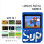 Mini Video Game Retrô - Sup400 - Amarelo, Azul, Branco, Preto, Vermelho - Tudo Shop