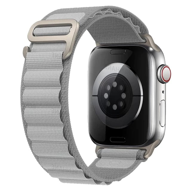 Pulseira para Smartwatch - SmartAlpino - ALP AZUL CELESTE / 38/40/41MM, ALP AZUL CELESTE / 42/44/45/49MM, ALP AZUL ROYAL / 38/40/41MM, ALP AZUL ROYAL / 42/44/45/49MM, ALP BRANCA ROSA / 38/40/41MM, ALP BRANCA ROSA / 42/44/45/49MM, ALP BRANCO AZUL / 38/40/41MM, ALP BRANCO AZUL / 42/44/45/49MM, ALP BRANCO VERMELHO / 38/40/41MM, ALP BRANCO VERMELHO / 42/44/45/49MM - Tudo Shop