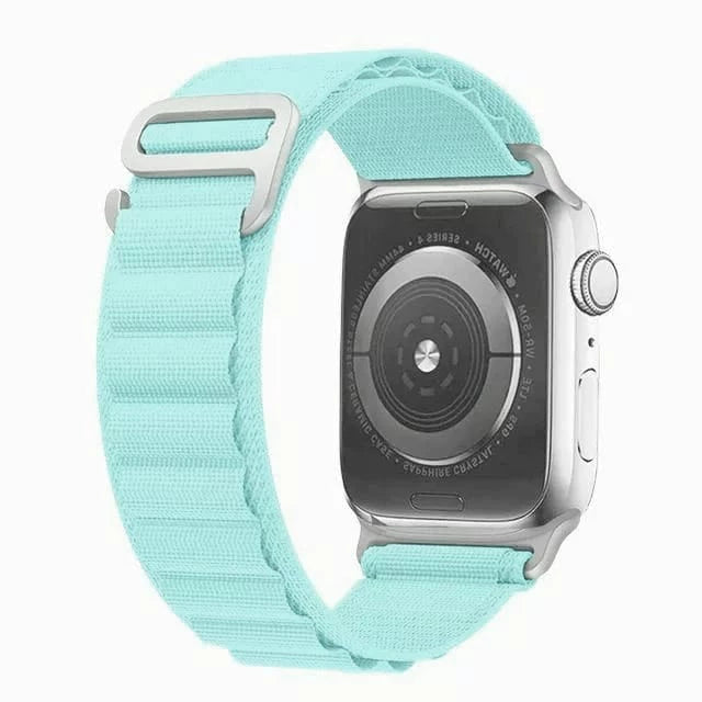 Pulseira para Smartwatch - SmartAlpino - ALP AZUL CELESTE / 38/40/41MM, ALP AZUL CELESTE / 42/44/45/49MM, ALP AZUL ROYAL / 38/40/41MM, ALP AZUL ROYAL / 42/44/45/49MM, ALP BRANCA ROSA / 38/40/41MM, ALP BRANCA ROSA / 42/44/45/49MM, ALP BRANCO AZUL / 38/40/41MM, ALP BRANCO AZUL / 42/44/45/49MM, ALP BRANCO VERMELHO / 38/40/41MM, ALP BRANCO VERMELHO / 42/44/45/49MM - Tudo Shop