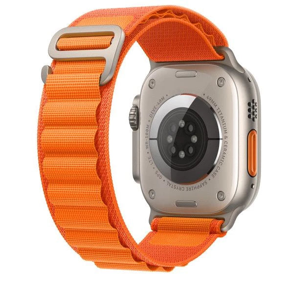 Pulseira para Smartwatch - SmartAlpino - ALP AZUL CELESTE / 38/40/41MM, ALP AZUL CELESTE / 42/44/45/49MM, ALP AZUL ROYAL / 38/40/41MM, ALP AZUL ROYAL / 42/44/45/49MM, ALP BRANCA ROSA / 38/40/41MM, ALP BRANCA ROSA / 42/44/45/49MM, ALP BRANCO AZUL / 38/40/41MM, ALP BRANCO AZUL / 42/44/45/49MM, ALP BRANCO VERMELHO / 38/40/41MM, ALP BRANCO VERMELHO / 42/44/45/49MM - Tudo Shop