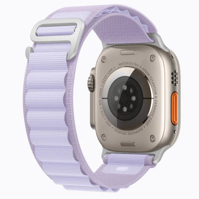 Pulseira para Smartwatch - SmartAlpino - ALP AZUL CELESTE / 38/40/41MM, ALP AZUL CELESTE / 42/44/45/49MM, ALP AZUL ROYAL / 38/40/41MM, ALP AZUL ROYAL / 42/44/45/49MM, ALP BRANCA ROSA / 38/40/41MM, ALP BRANCA ROSA / 42/44/45/49MM, ALP BRANCO AZUL / 38/40/41MM, ALP BRANCO AZUL / 42/44/45/49MM, ALP BRANCO VERMELHO / 38/40/41MM, ALP BRANCO VERMELHO / 42/44/45/49MM - Tudo Shop